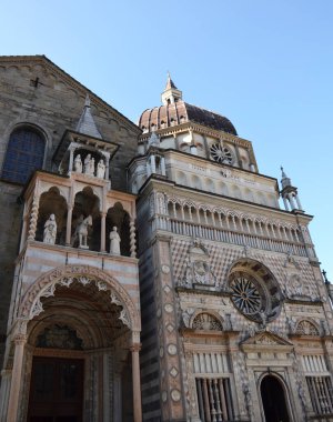 Citta Alta, Bergamo, İtalya Santa Maria Maggiore Bazilikası