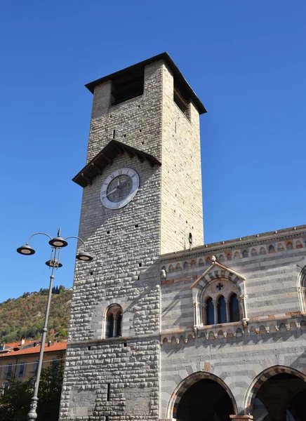 Clock Tower Como Cathedral Como Italy — Stock Photo, Image