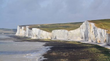 Seven Sisters Kayalıkları. Seaford, Doğu Sussex, İngiltere, Birleşik Krallık