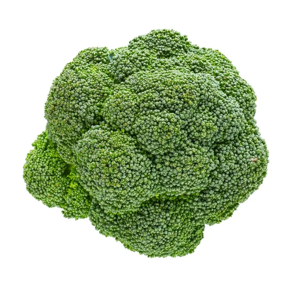 Brokoli Beyaz Arka Planda Izole Edilmiş Spor Diyeti Ürünü — Stok fotoğraf
