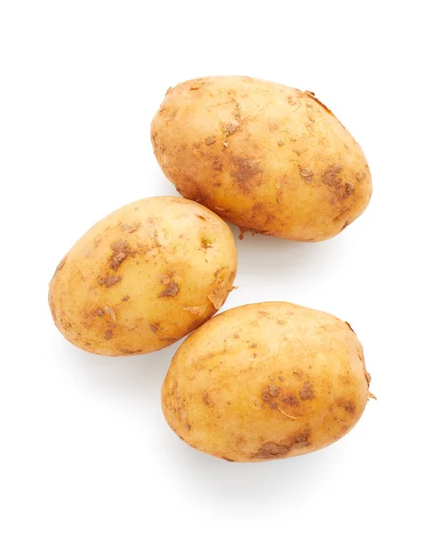 Kartoffel Isoliert Auf Weißem Hintergrund — Stockfoto