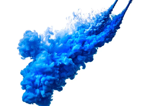 Splash Blue White Paints Background — Stock Photo, Image