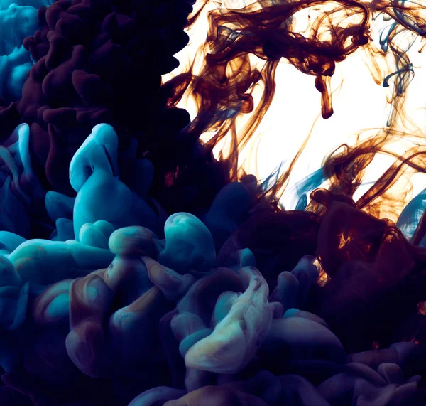 Abstract Donkere Verf Onderwater Achtergrond — Stockfoto