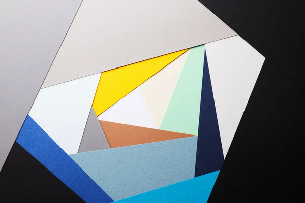 Folha Papel Textura Plana Abstrato Fundo Empresarial — Fotografia de Stock