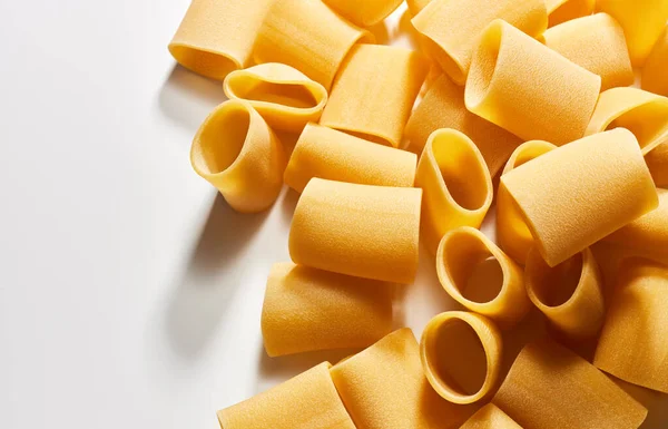 Italian Pasta White Background — Stock Photo, Image