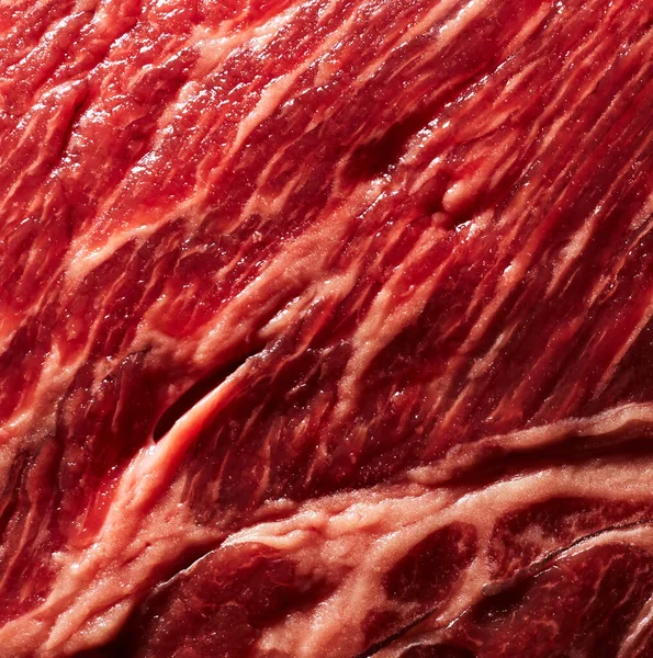 Filete Carne Mármol Textura Primer Plano Fondo — Foto de Stock
