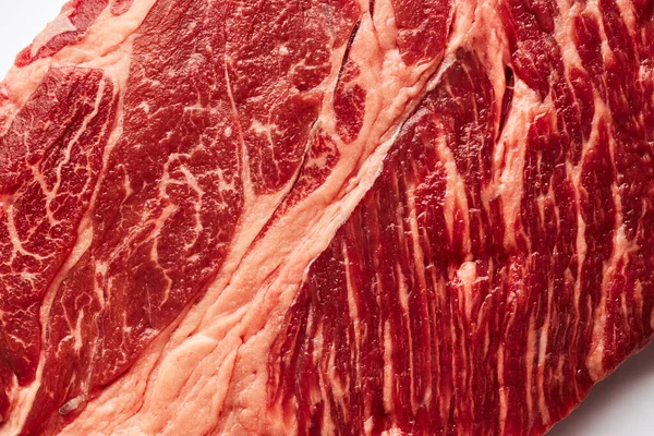 Carne Mármore Carne Carne Textura Bife Close Fundo — Fotografia de Stock