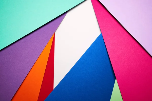 Espectro Multicolorido Listrado Geométrico Abstrato Fundo — Fotografia de Stock