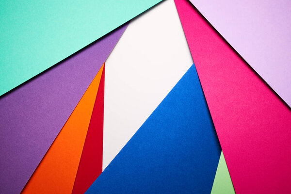 Многоцветный полосатый геометрический абстрактный фон