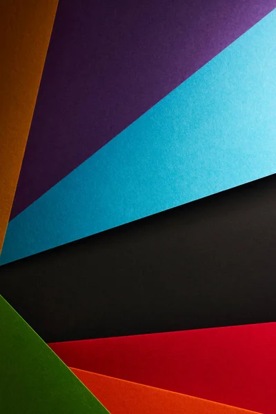 Raios Multicoloridos Geométrica Fundo Abstrato — Fotografia de Stock
