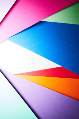 Çok renkli çizgili geometrik soyut arkaplan