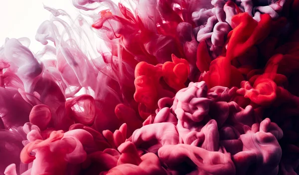 Gota Tinta Vermelha Fundo Textura Água — Fotografia de Stock