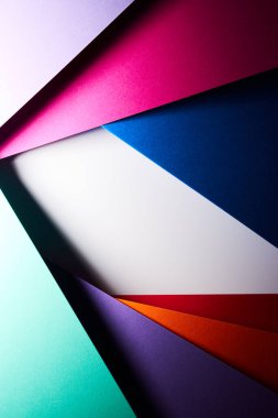 Çok renkli çizgili geometrik soyut arkaplan