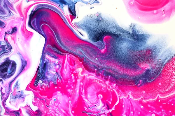 Fließende Farbtextur Marmorierter Abstrakter Hintergrund — Stockfoto