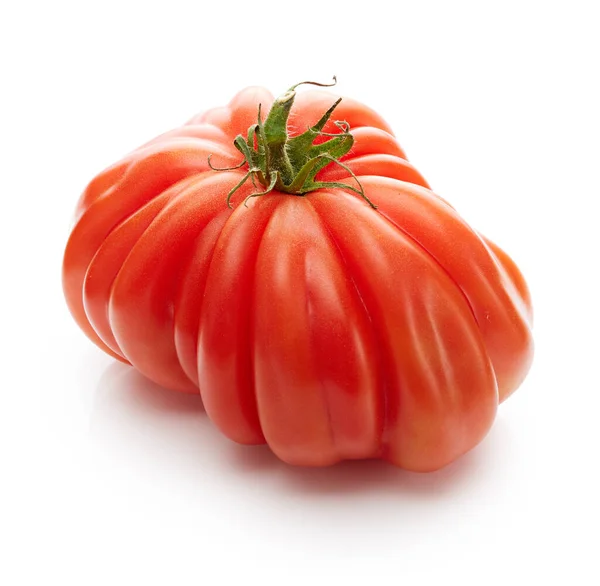Ripe Tomato Isolated White Background — Stock Photo, Image