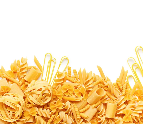 Pasta Isoliert Auf Weißem Hintergrund — Stockfoto