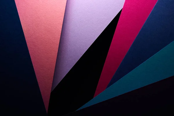 Multicolorido Listrado Geométrico Abstrato Fundo — Fotografia de Stock