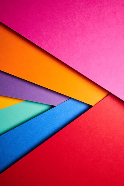 Fond Abstrait Géométrique Rayé Multicolore — Photo