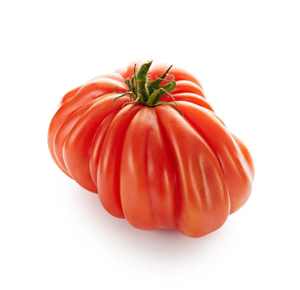 Rote Reife Tomaten Gemüse Isoliert Auf Weißem Hintergrund — Stockfoto