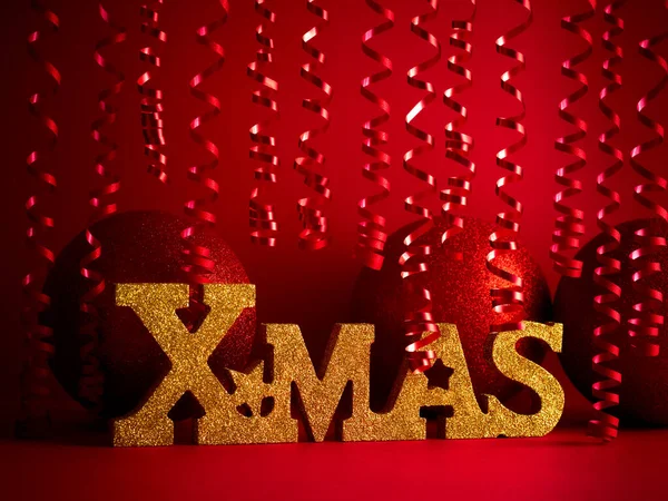 Xmas Holidays Red Christmas 2024 Background — Stock Photo, Image