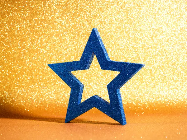 Golden Holiday Background Stars Talent Show Awarding Background — Stock Photo, Image