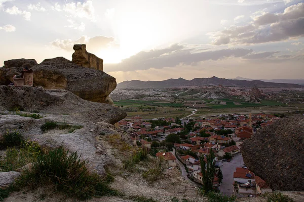 Capadoca Τουρκια Μαιου 2022 Φανταστική Ανοιξιάτικη Θέα Της Καππαδοκίας Ιδιωτική — Φωτογραφία Αρχείου