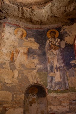 DEMRE, TURKEY 1 Mayıs 2022: Demre 'deki Aziz Nicholas Kilisesi.