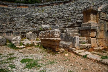 Türkiye 'nin modern toprakları Antalya bölgesinde antik bir Lycian yerleşimi olan Demre kasabası.