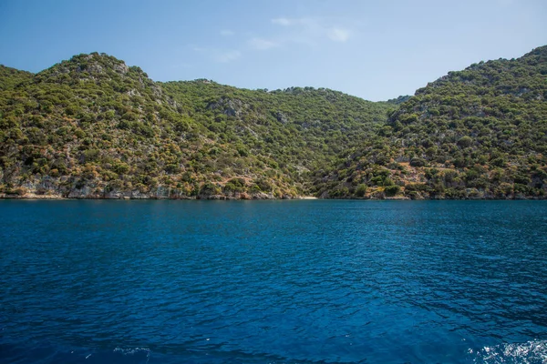 Турецкие Ликийские Острова Средиземном Море Современное Тркие — стоковое фото