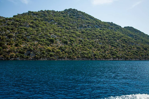 Τουρκικά Λυκικά Νησιά Στη Μεσόγειο Θάλασσα Σύγχρονο Trkiye — Φωτογραφία Αρχείου