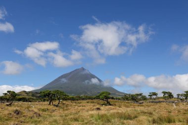 Azores Adalarındaki Pico Dağı.