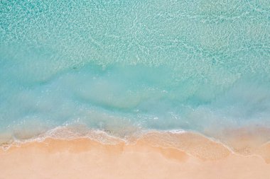 Kumlu sahilin havadan görüntüsü