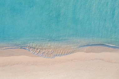 Kumlu sahilin havadan görüntüsü