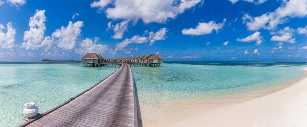 stock image Sandy beach with wooden pier