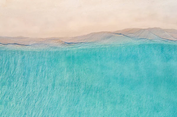 Вид Воздуха Песчаное Побережье — стоковое фото