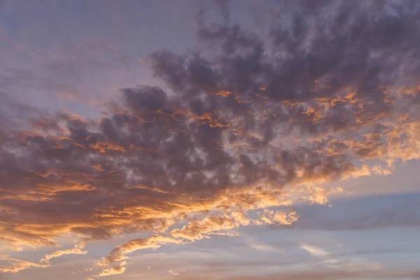 stock image Background of colorful sky concept. Dramatic sunset with twilight colors sky and clouds. Soft sunset light, relaxing nature skyline, skyscape