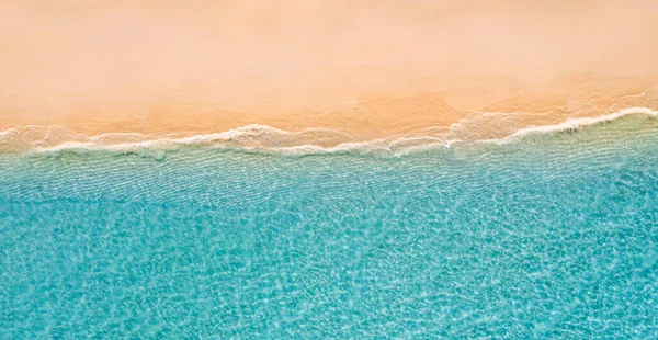 Вид Воздуха Песчаный Пляж — стоковое фото