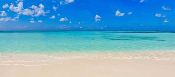Vista Isla Con Playa Mar Azul — Foto de Stock