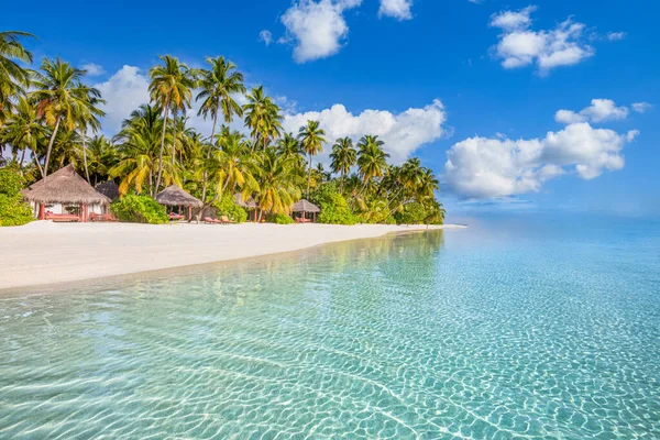 Beautiful Tropical Maldives Resort — Stock Photo, Image
