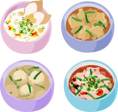 Lezzetli ve eşsiz Tayvan mutfağının simgeleri tuzlanmış soya fasulyesi ezmesi, lağım çorbası, kırmızı yağ çorbası ve balık köftesi çorbası gibi..