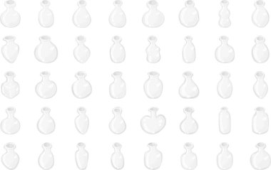 40 eşsiz ve sevimli cam şişe ikonu.