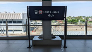 Jakarta - Endonezya - 14 Mayıs 2023: MRT istasyonu Lebak Bulus Yakalama.