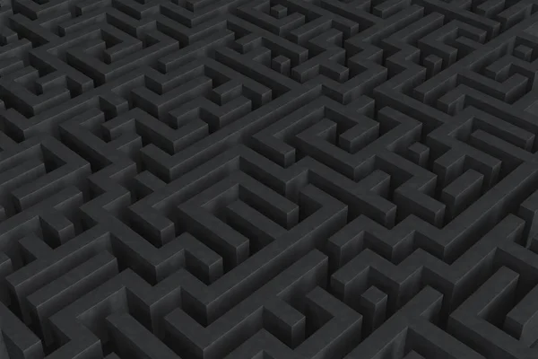 Fundo Abstrato Labirinto Enorme Labirinto Como Símbolo Divagação Infinita Inconclusiva — Fotografia de Stock