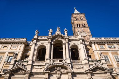 Cephe Basilica di Santa Maria Maggiore Roma, İtalya