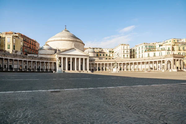 Piazza Del Plabiscito Named Plebiscite Taken October 1860 Brought Naples — Photo