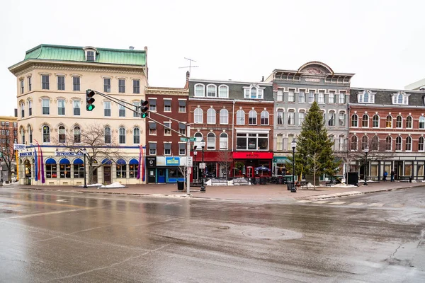 Bangor Usa Januar 2016 Blick Auf Die Main Street Beispiel — Stockfoto