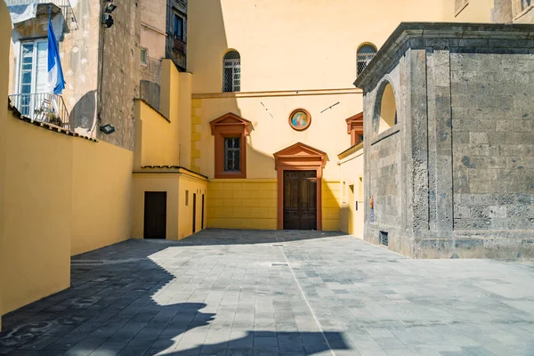Outdoor 14Th Century Church San Giovanni Carbonara Naples Italy — Stock Photo, Image