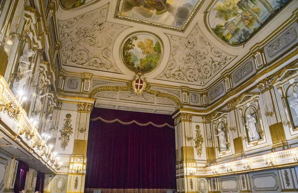 Pałac Królewski Neapolu Włochy Wspaniały Teatr Pałacu Który Został Zbudowany — Zdjęcie stockowe