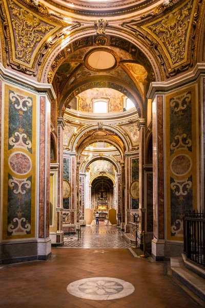 Nápoles Italia Mayo 2023 Interiores Pinturas Detalles Iglesia San Paolo —  Fotos de Stock