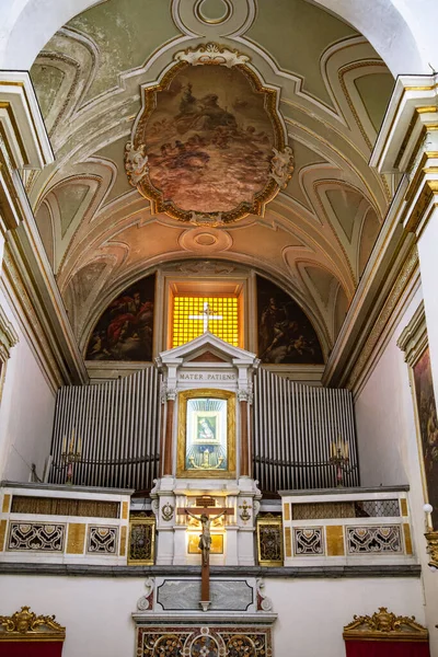 Interieur Van Het Santuario Della Vergine Della Pazienza Gelegen Wijk — Stockfoto
